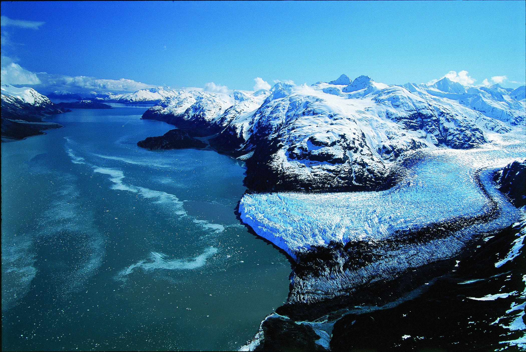 Alska Glacier Bay Aerial