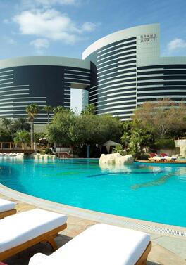 Save 45% off a Club Room on HB+ at the Grand Hyatt Dubai this April!