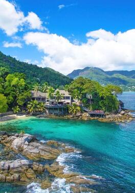 Enjoy Ocean Views from this King Premium Oceanfront Villa in Seychelles!