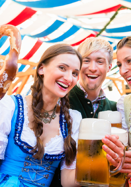 Oktoberfest full day package with beer, food, and afterparty!