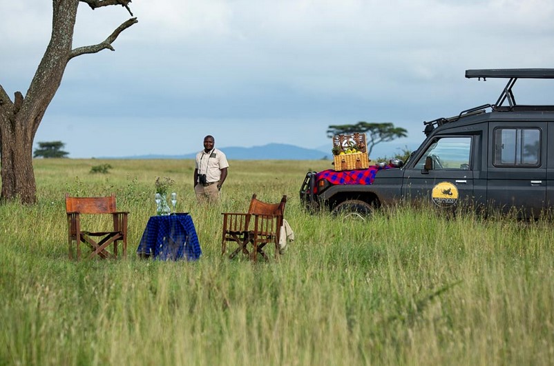 Safari picnic at Pumzika Luxury Safari Camp